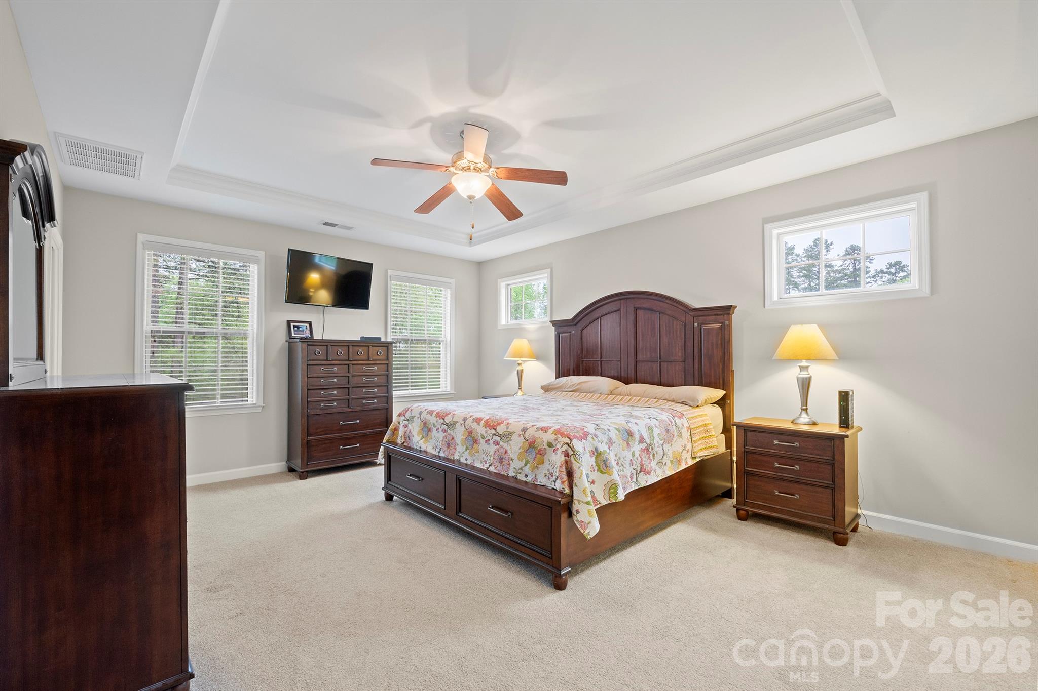 13044 Fen Court Huntersville, NC 28078 - Photo 22 of 43 a bedroom with a bed dresser and a window
