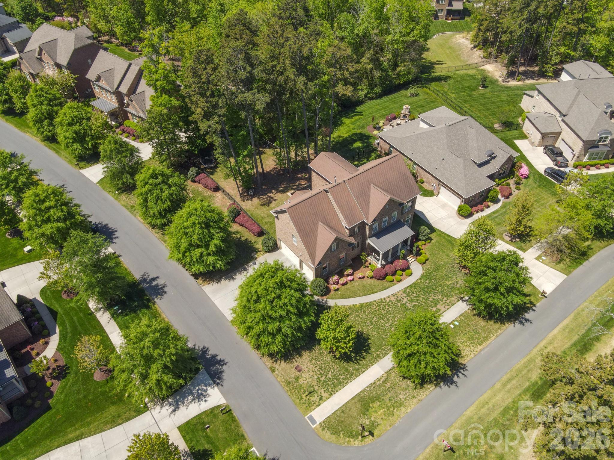 13044 Fen Court Huntersville, NC 28078 - Photo 3 of 43 an aerial view of residential houses with outdoor space