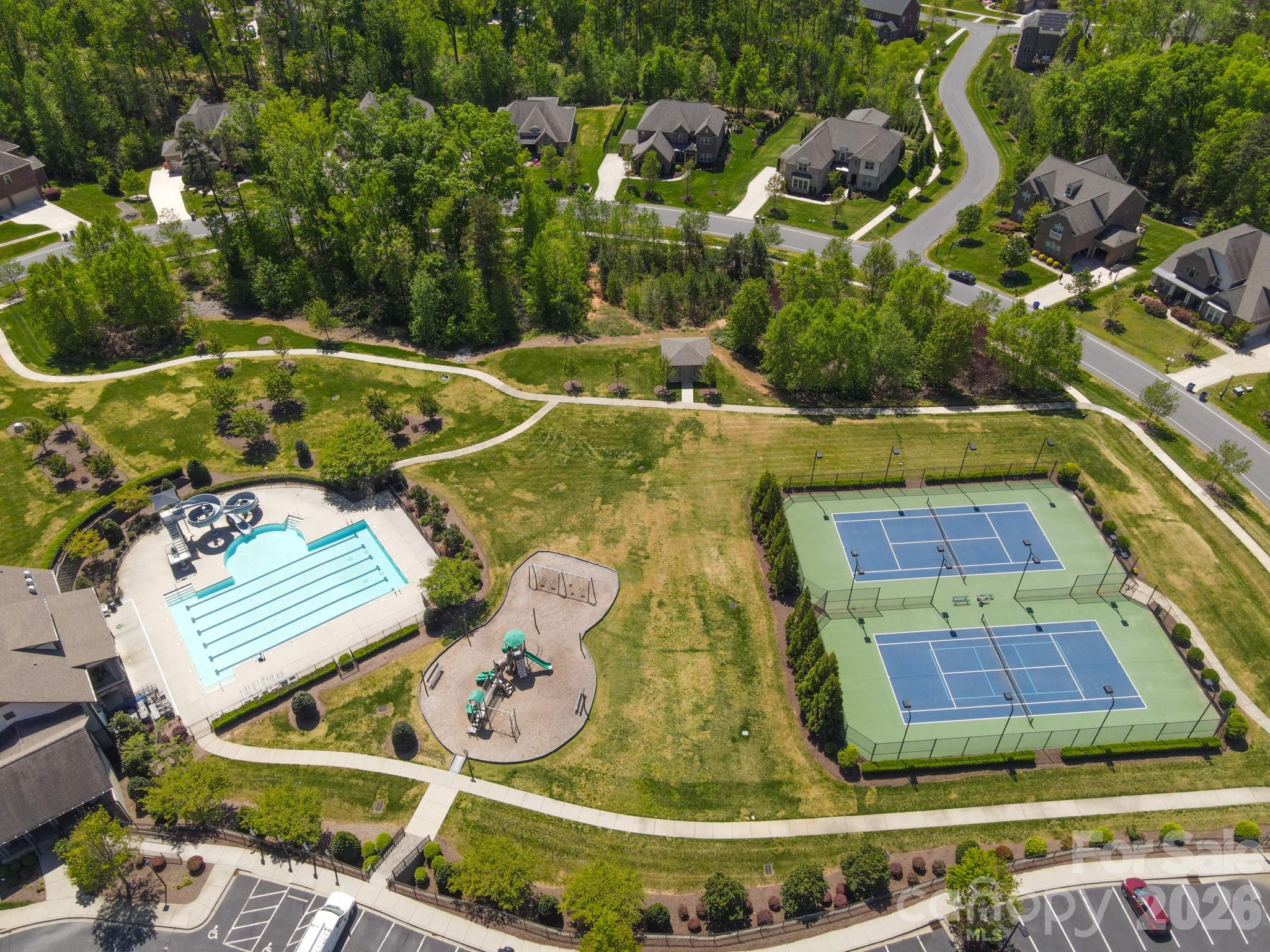13044 Fen Court Huntersville, NC 28078 - Photo 41 of 43 an aerial view of a house with outdoor space