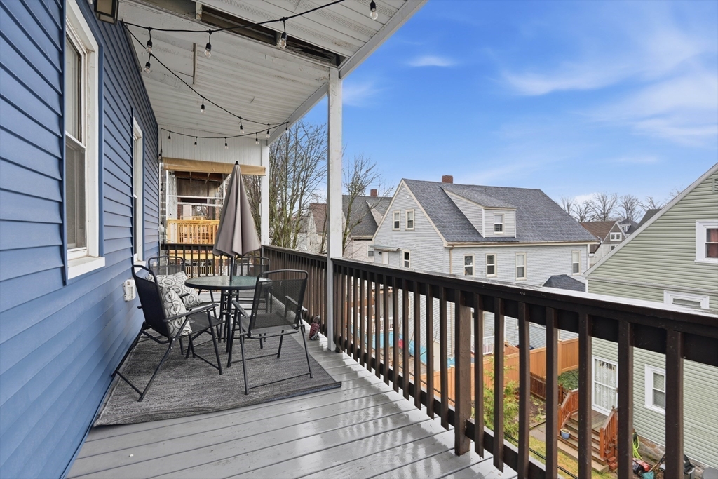 20 Ripley Road, Unit 3 Boston, MA 02121 - Photo 19 of 27 a view of a balcony with furniture