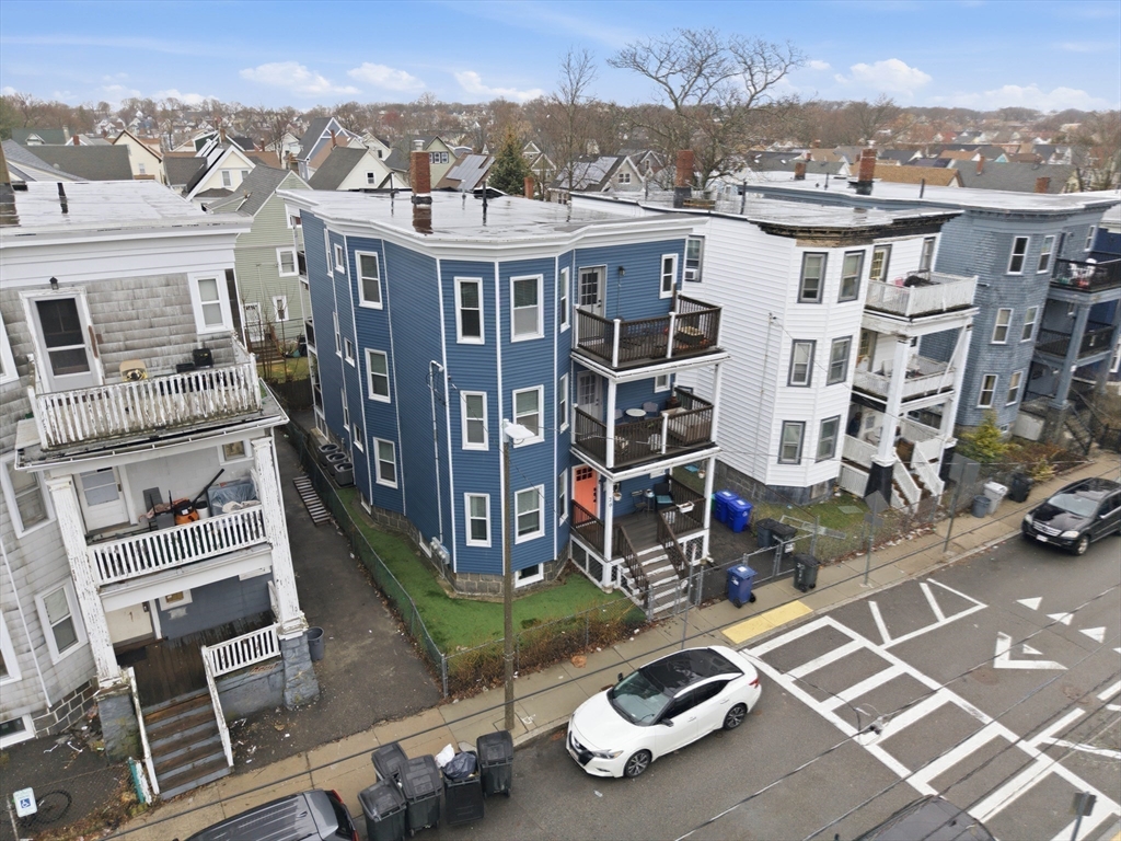 20 Ripley Road, Unit 3 Boston, MA 02121 - Photo 20 of 27 an aerial view of a house with a yard