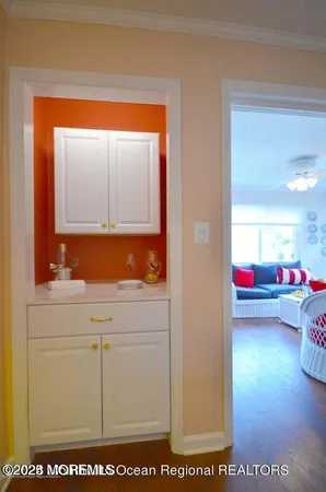 a view of kitchen view and window