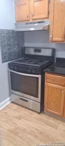 a close view of stove