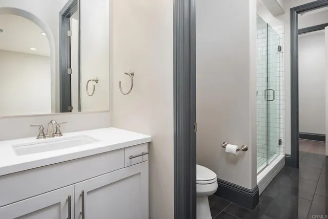 a view of a lake with a mountain in the background