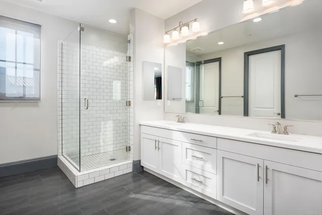 a view of a swimming pool with a yard