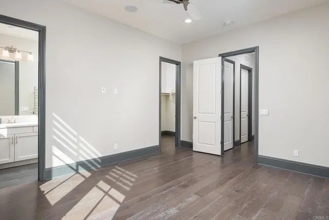 a view of a lake with a big yard