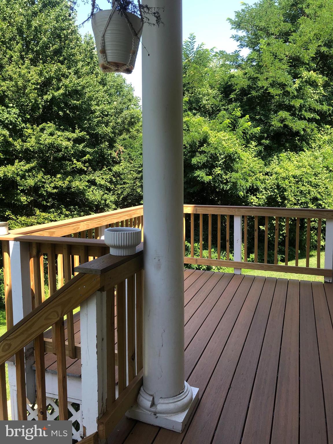 15673 Viewpoint Circle Dumfries, VA 22025 - Photo 41 of 58 Large Trex Deck with Tree Lined Views
