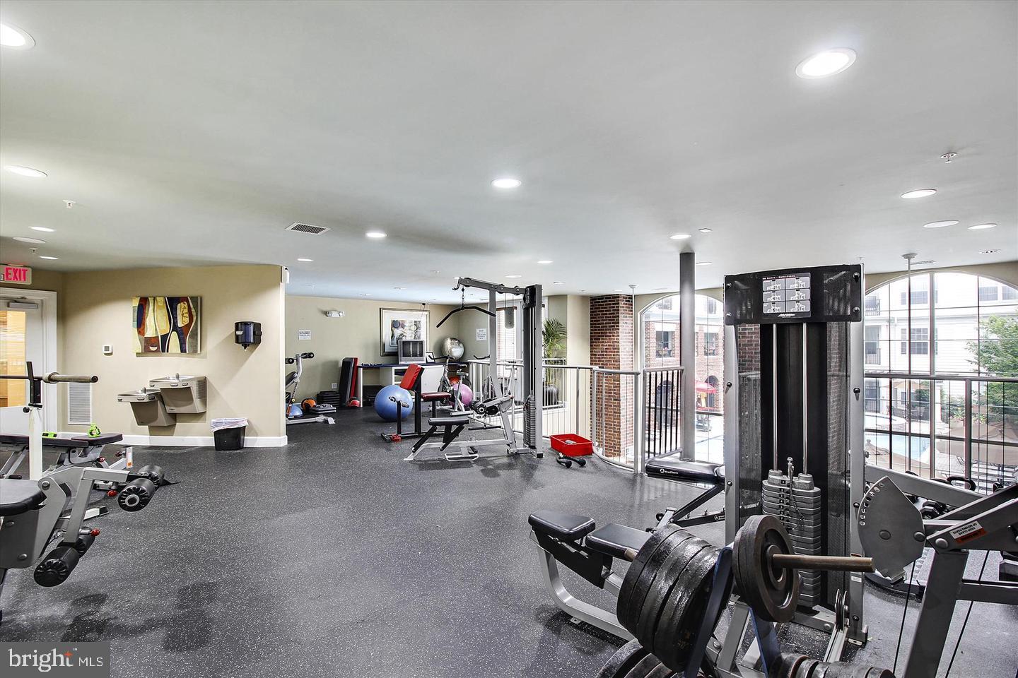 16 Granite Place, Unit 280 Gaithersburg, MD 20878 - Photo 43 of 47 a view of a room with gym equipment