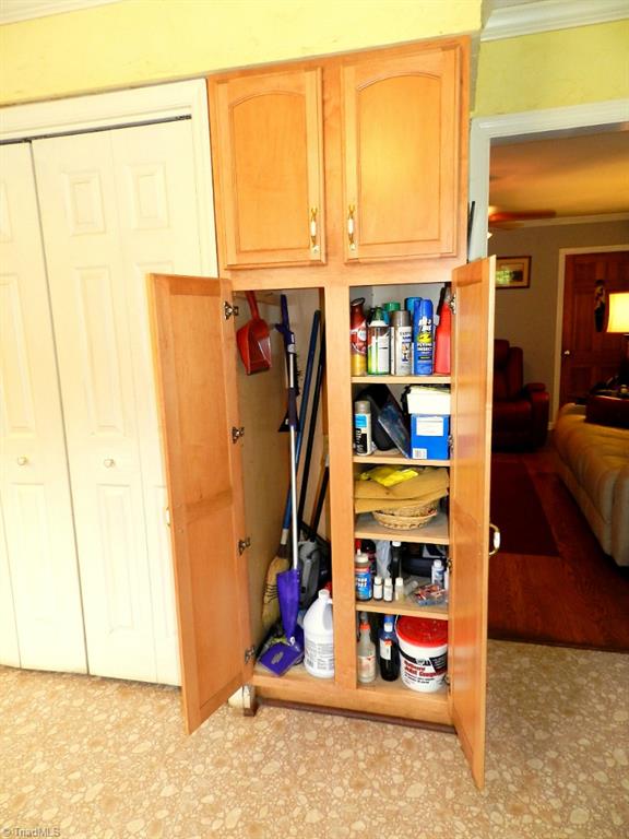 5406 Mockingbird Road Greensboro, NC 27406 - Photo 14 of 30 Great broom closet...this kitchen has tons of storage space...yay!