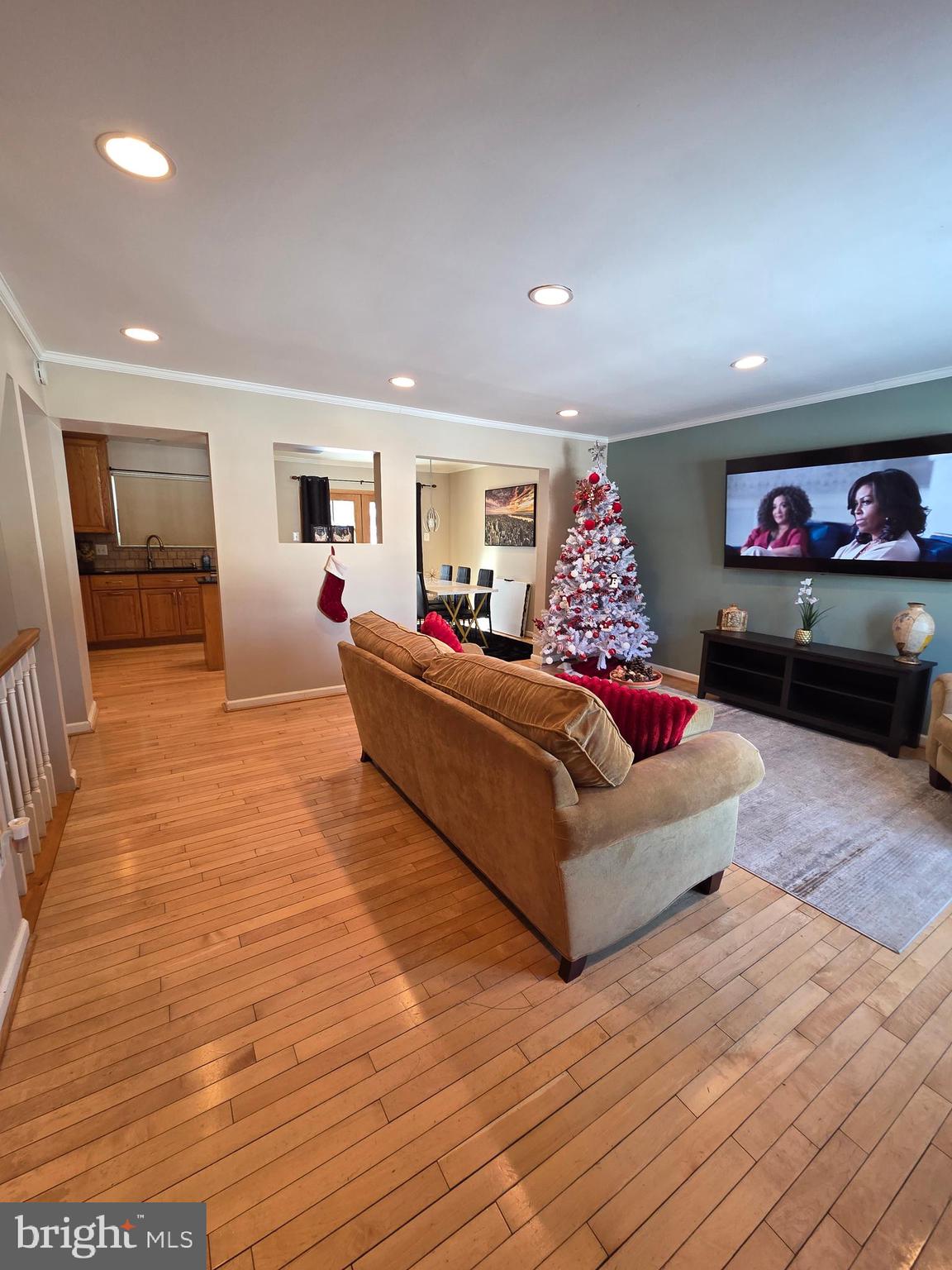 2122 Princess Anne Court Bowie, MD 20716 - Photo 4 of 37 a living room with furniture and a flat screen tv