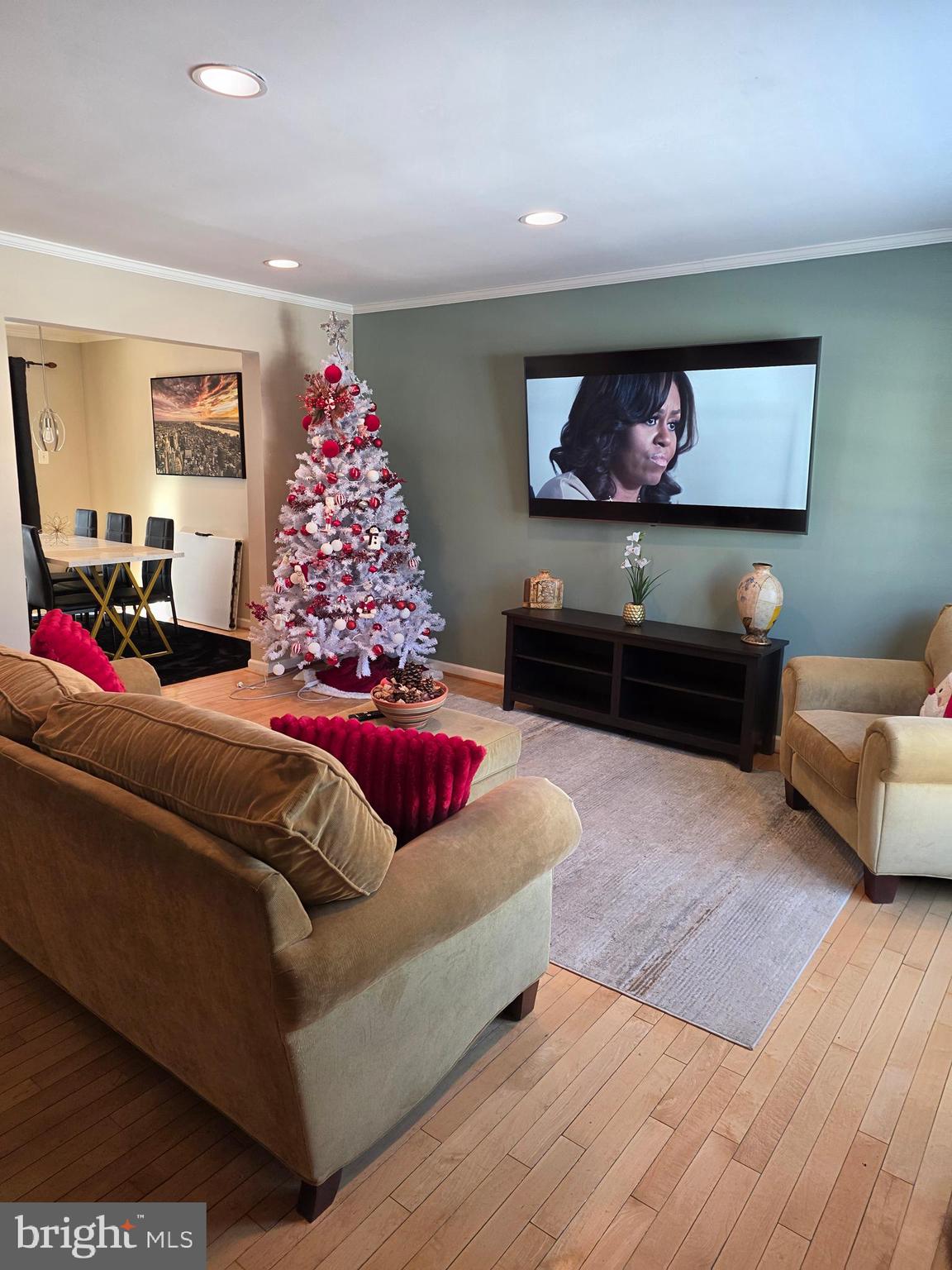 2122 Princess Anne Court Bowie, MD 20716 - Photo 5 of 37 a living room with furniture and a flat screen tv