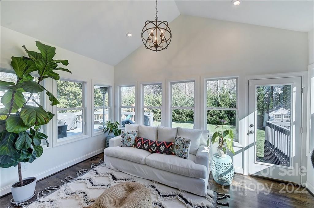 3421 Park Road Charlotte, NC 28209 - Photo 14 of 40 a living room with furniture and a large window