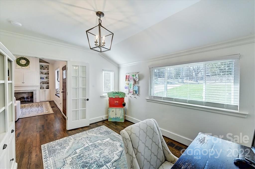 3421 Park Road Charlotte, NC 28209 - Photo 17 of 40 a bedroom with furniture and a window