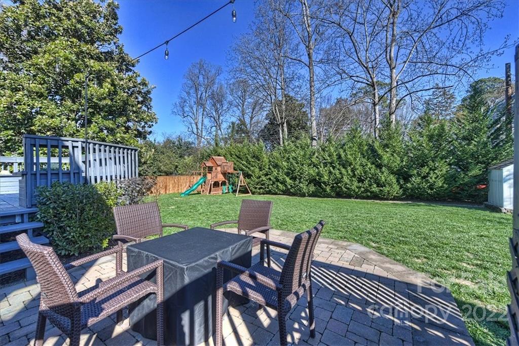 3421 Park Road Charlotte, NC 28209 - Photo 32 of 40 a view of a patio with a yard