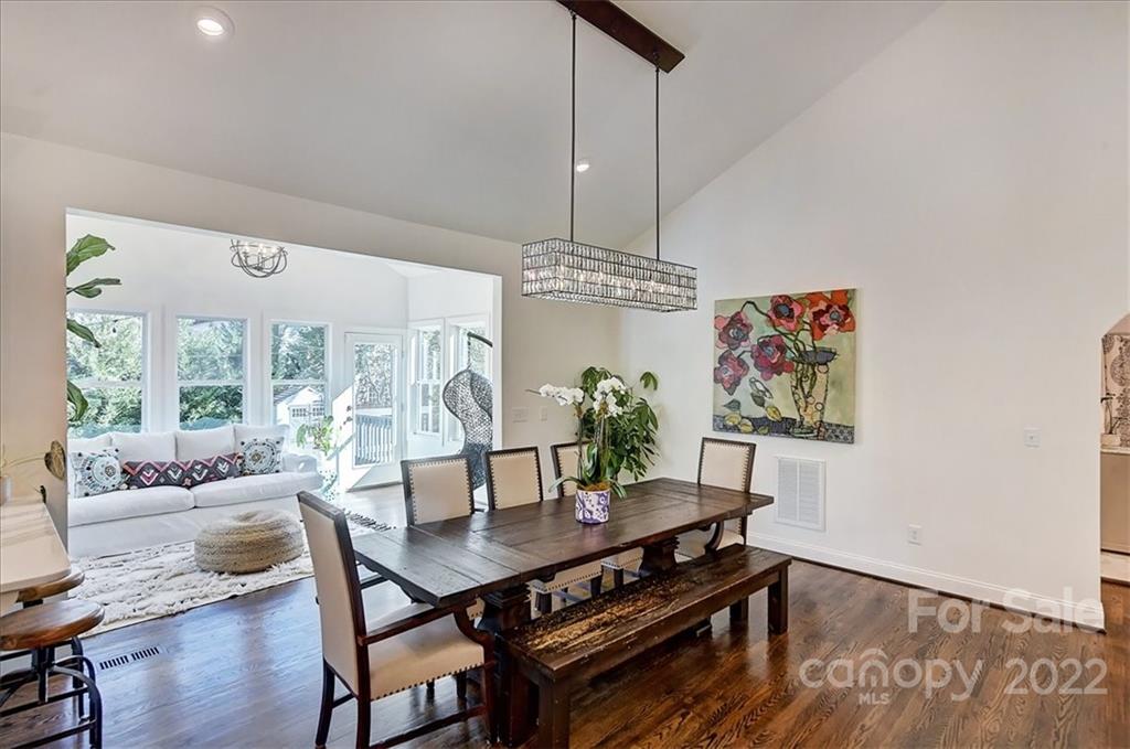 3421 Park Road Charlotte, NC 28209 - Photo 7 of 40 a view of a dining room with furniture window and outside view