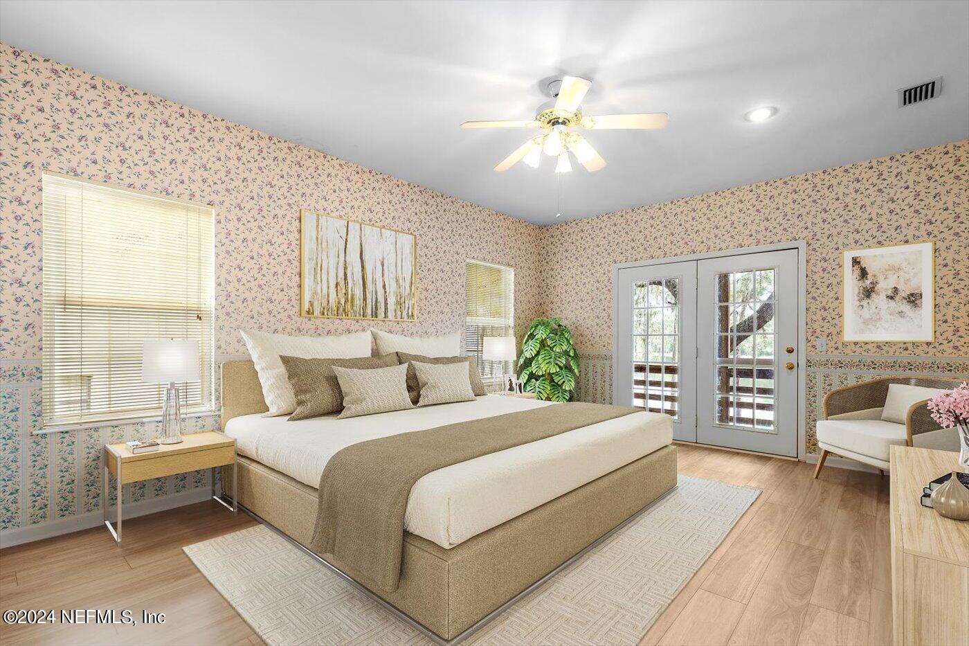 8495 Lilly Lake Road Melrose, FL 32666 - Photo 32 of 60 Master Bedroom Staged