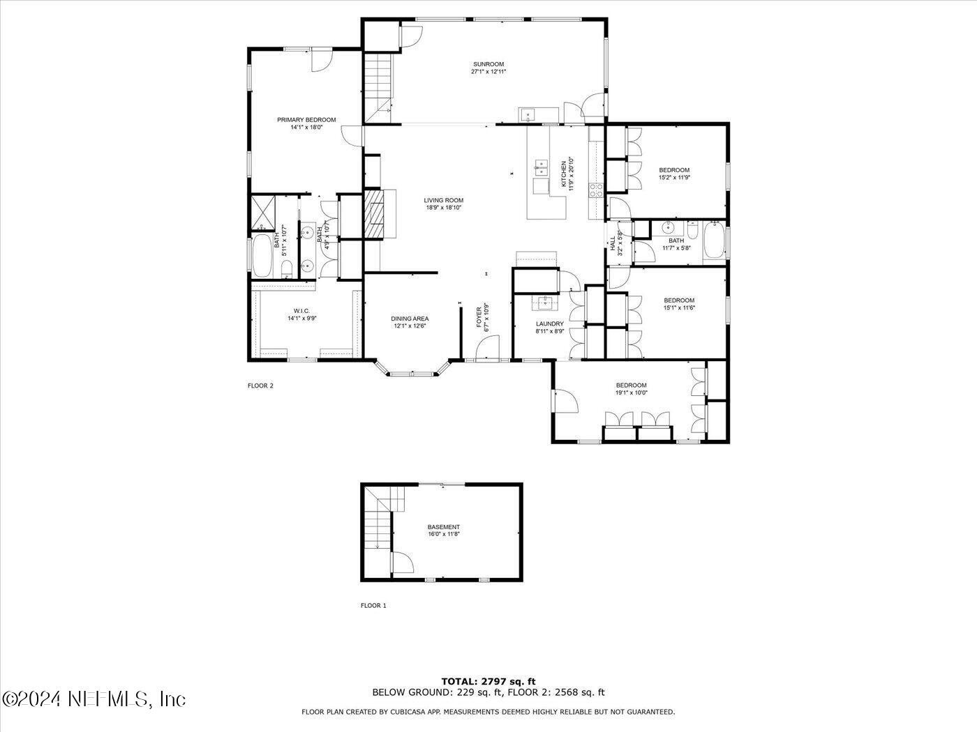 8495 Lilly Lake Road Melrose, FL 32666 - Photo 60 of 60 Floor Plan