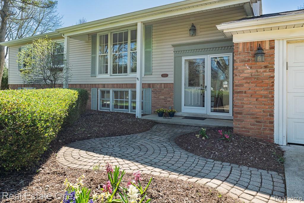 1841 Fair Oak Court Rochester, MI 48309 - Photo 3 of 36 Doorway to property with brick siding and french doors