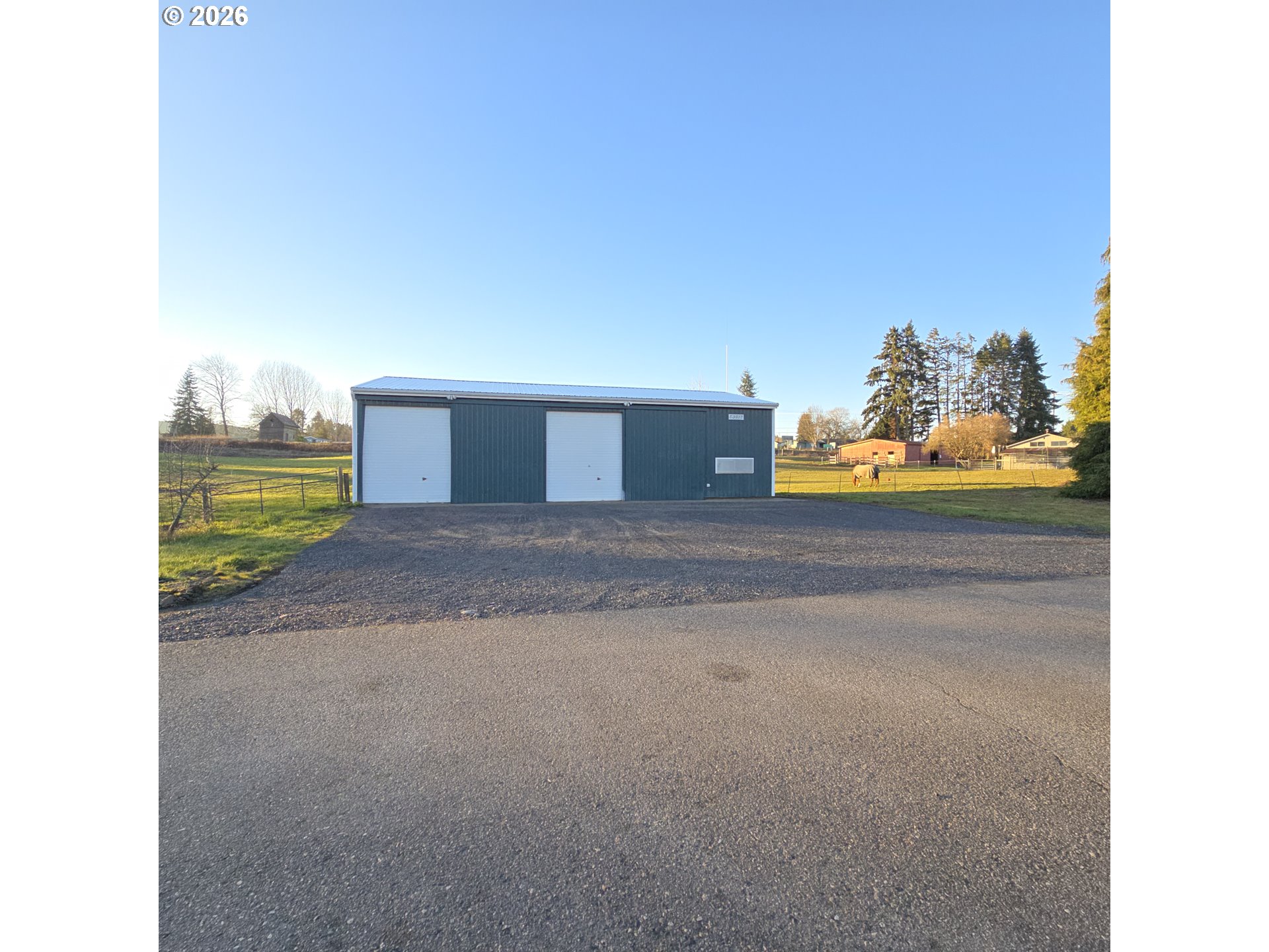54047 West Lane Road Scappoose, OR 97056 - Photo 32 of 44 a view of back yard of the house