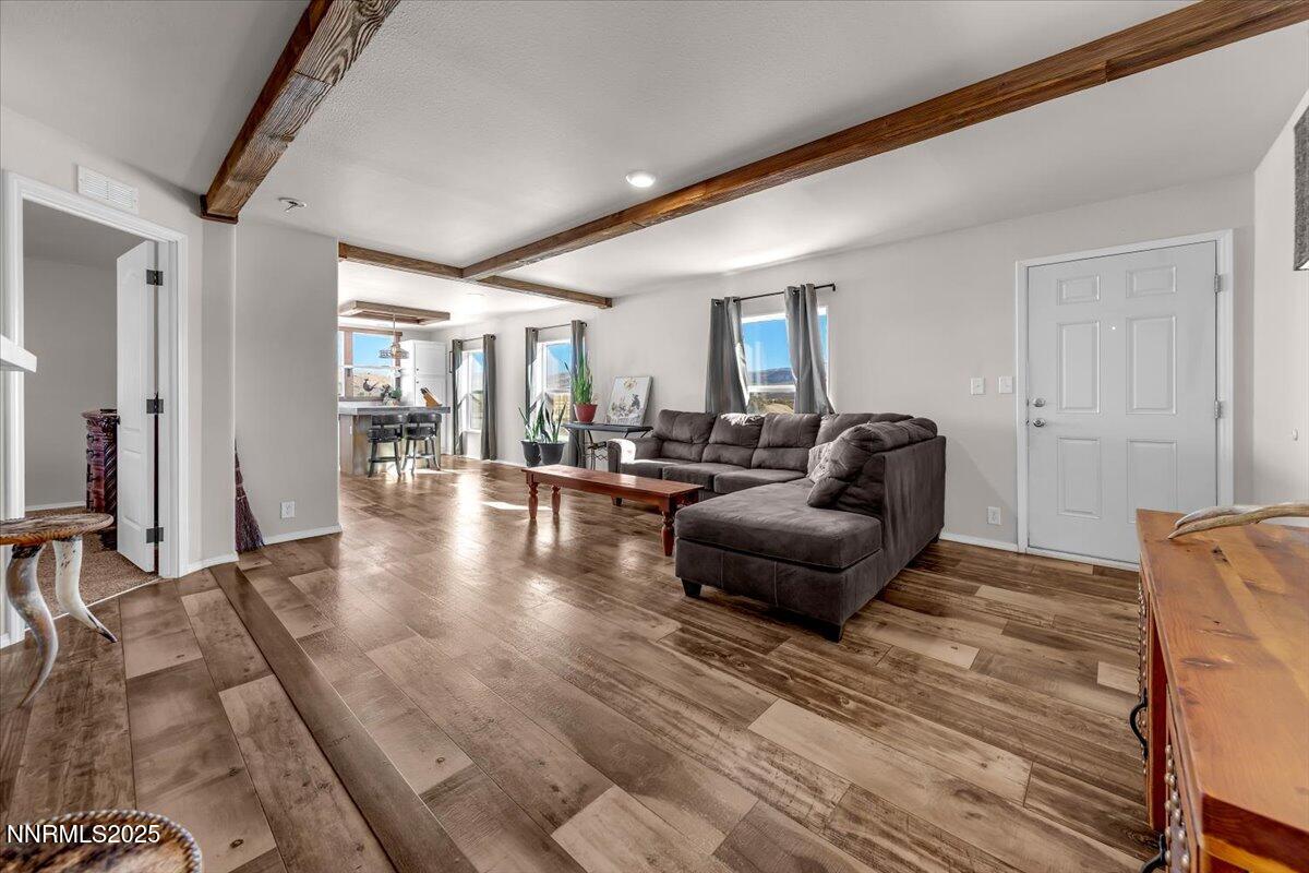 195 Muletail Circle Reno, NV 89508 - Photo 4 of 44 a living room with furniture and wooden floor