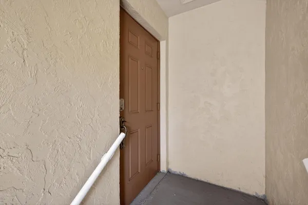 a view of stairs