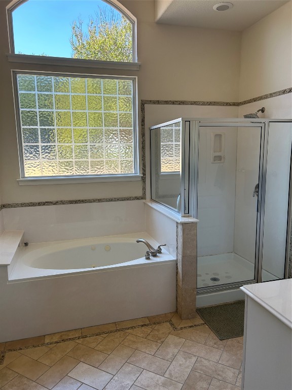 6705 Fort Davis Cove, Unit A Austin, TX 78731 - Photo 17 of 23 Master Tub & Separate Shower
