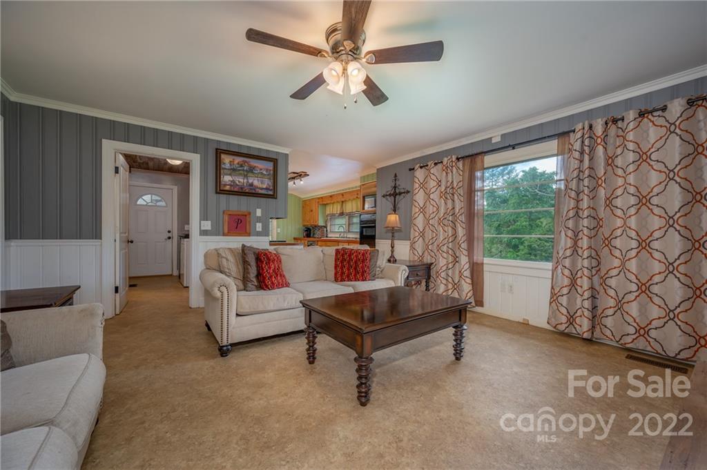 488 Elliott Road Rutherfordton, NC 28139 - Photo 10 of 44 a living room with furniture and a large window
