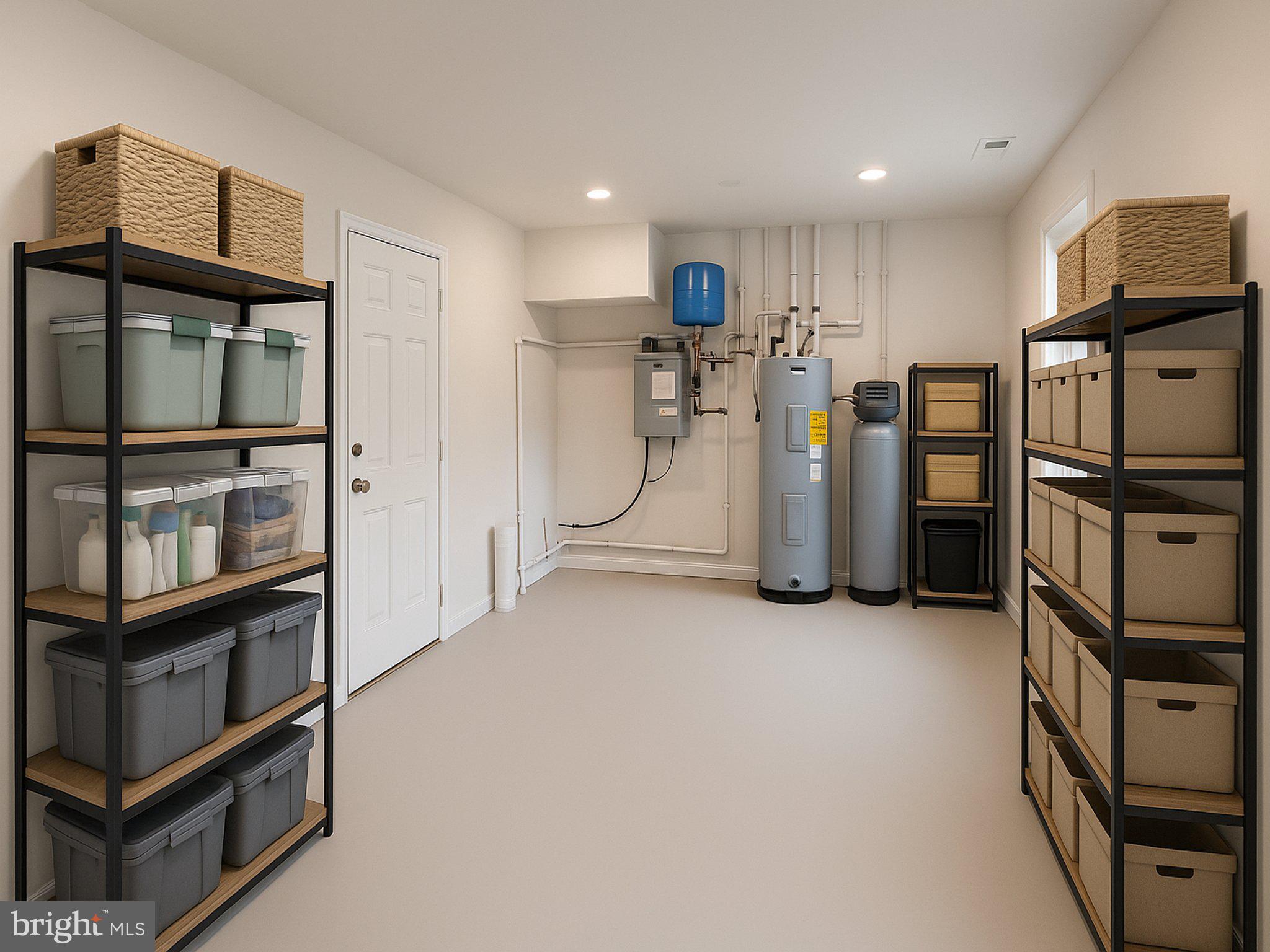 127 Long Point Road Stevensville, MD 21666 - Photo 13 of 14 Large storage space/work area off of garage