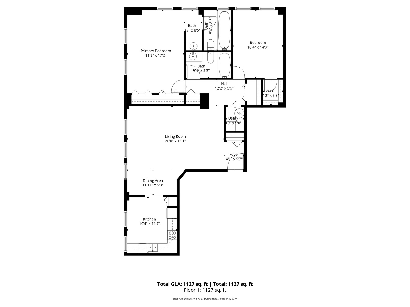 640 South Federal Street, Unit 702 Chicago, IL 60605 - Photo 24 of 24 a picture of floor plan