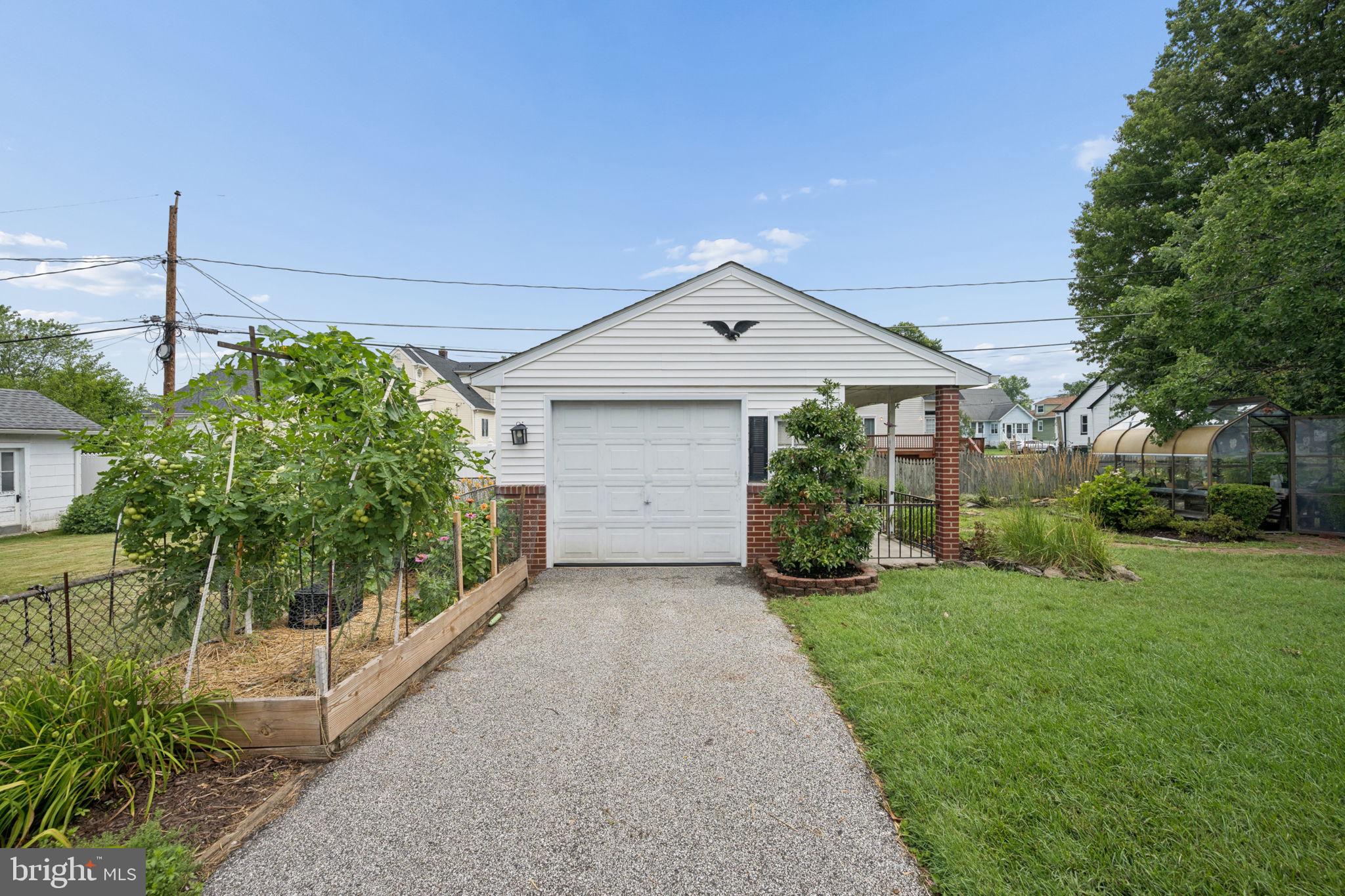 2626 Wentworth Road Baltimore, MD 21234 - Photo 54 of 75 One car garage in fully fenced yard