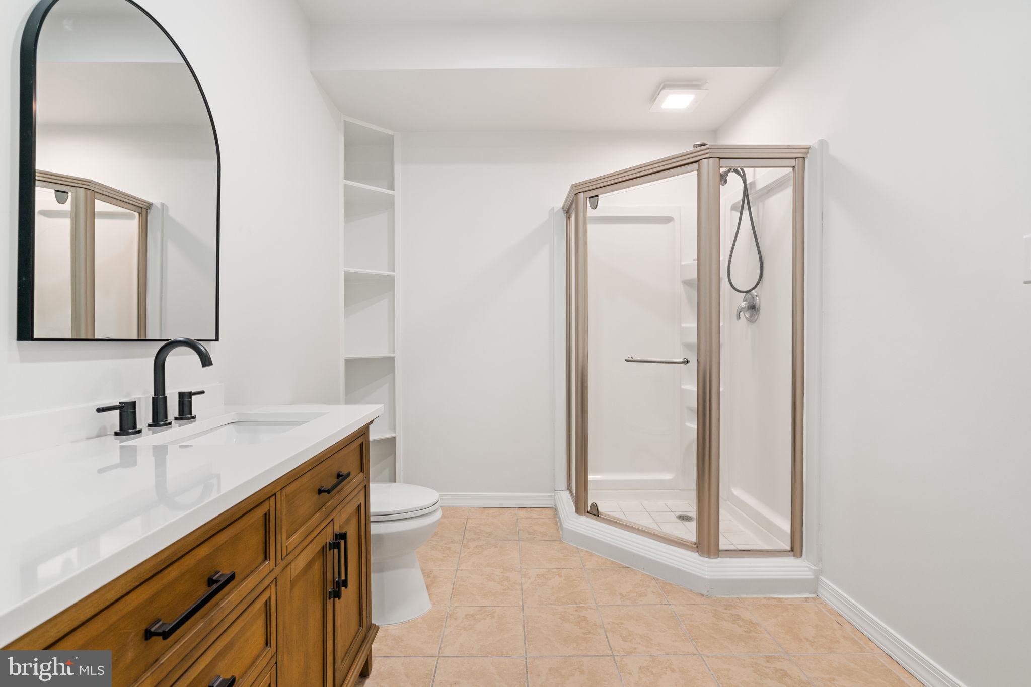 208 Markham Farm Road Front Royal, VA 22630 - Photo 64 of 85 Lower level bathroom with corner shower