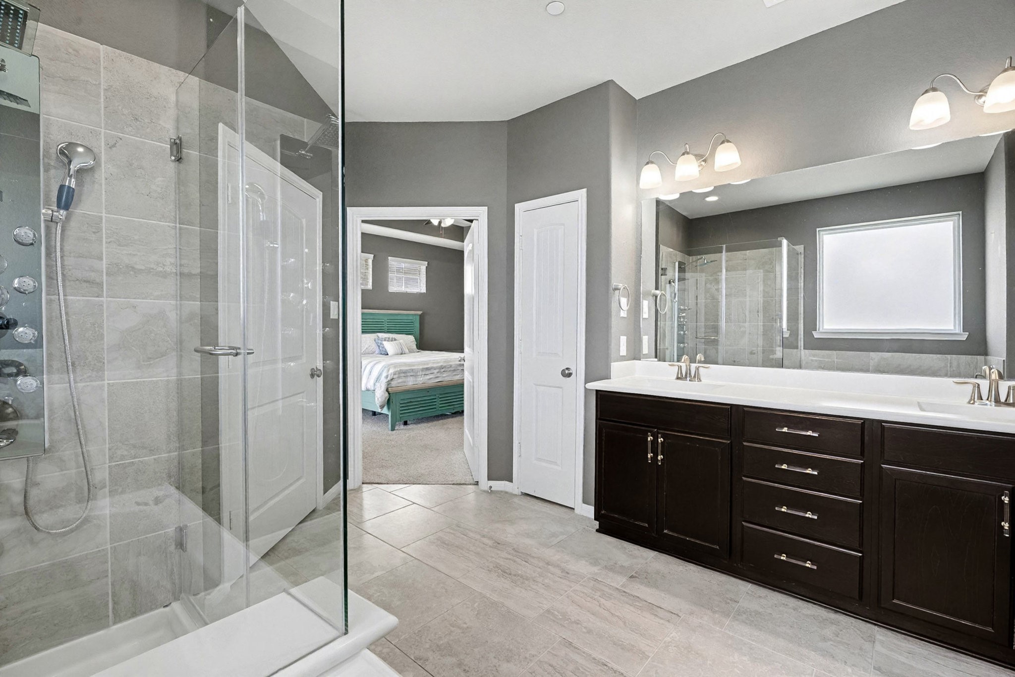 1412 Veranda Mist League City, TX 77573 - Photo 23 of 35 a bathroom with a sink and a shower