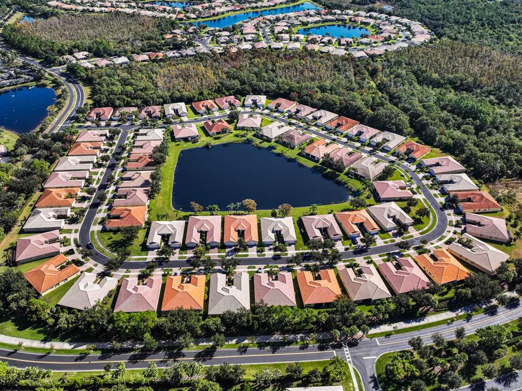 16252 Amethyst Key Drive Wimauma, FL 33598 - Photo 36 of 47 an aerial view of multiple house