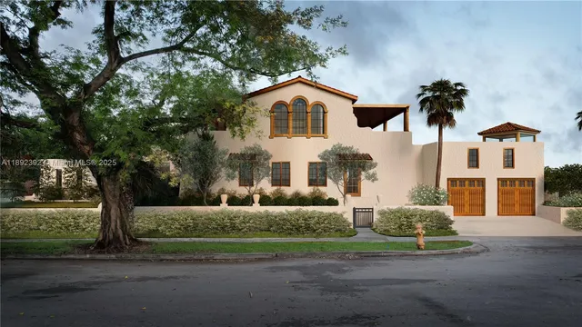 an aerial view of a tennis court