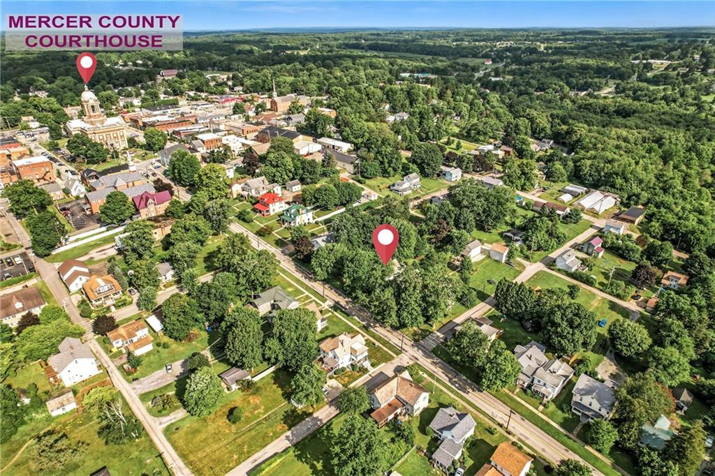 213 East Market Street Mercer, PA 16137 - Photo 11 of 49 AERIAL LOCATION