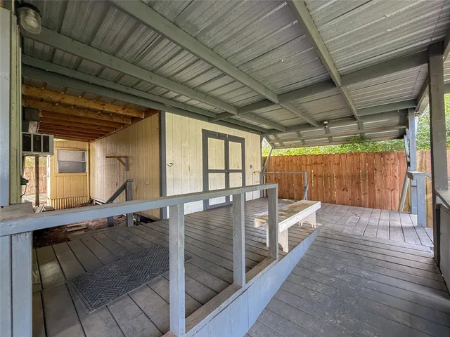 a view of front door