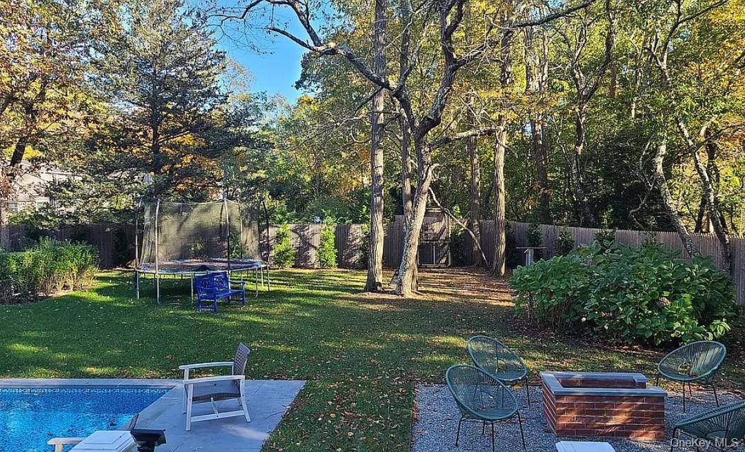870 Noyack Road Southampton, NY 11968 - Photo 16 of 19 a garden view with a seating space