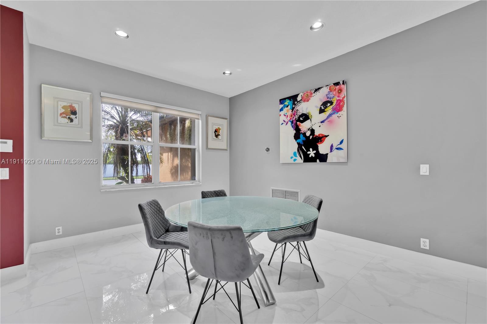 15841 Southwest 61st Street, Unit 15841 Davie, FL 33331 - Photo 7 of 49 a view of a dining room with furniture and wooden floor