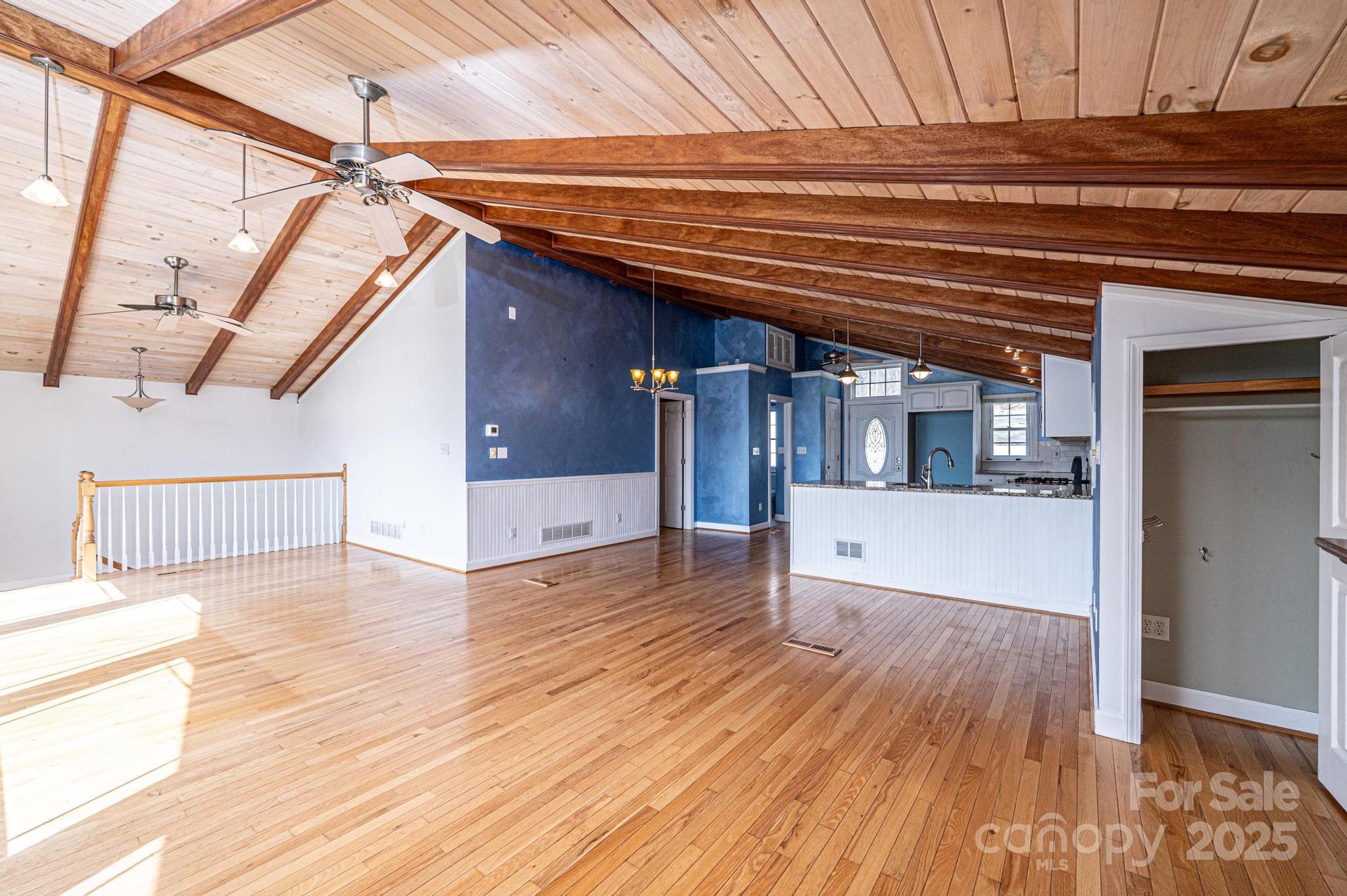 4846 Midway Sand Road Hickory, NC 28601 - Photo 13 of 48 a view of empty room with wooden floor