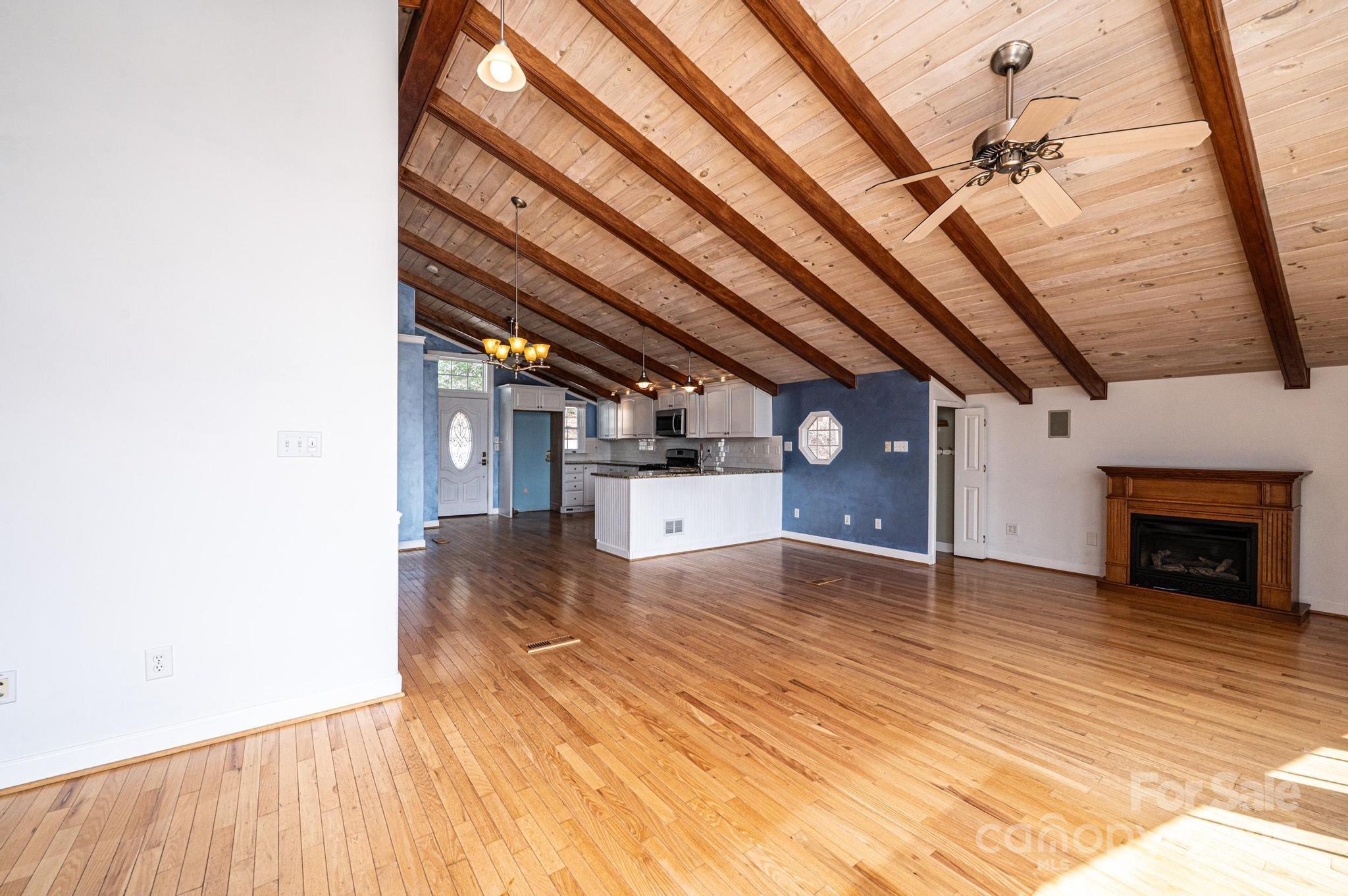 4846 Midway Sand Road Hickory, NC 28601 - Photo 14 of 48 a view of empty room with wooden floor