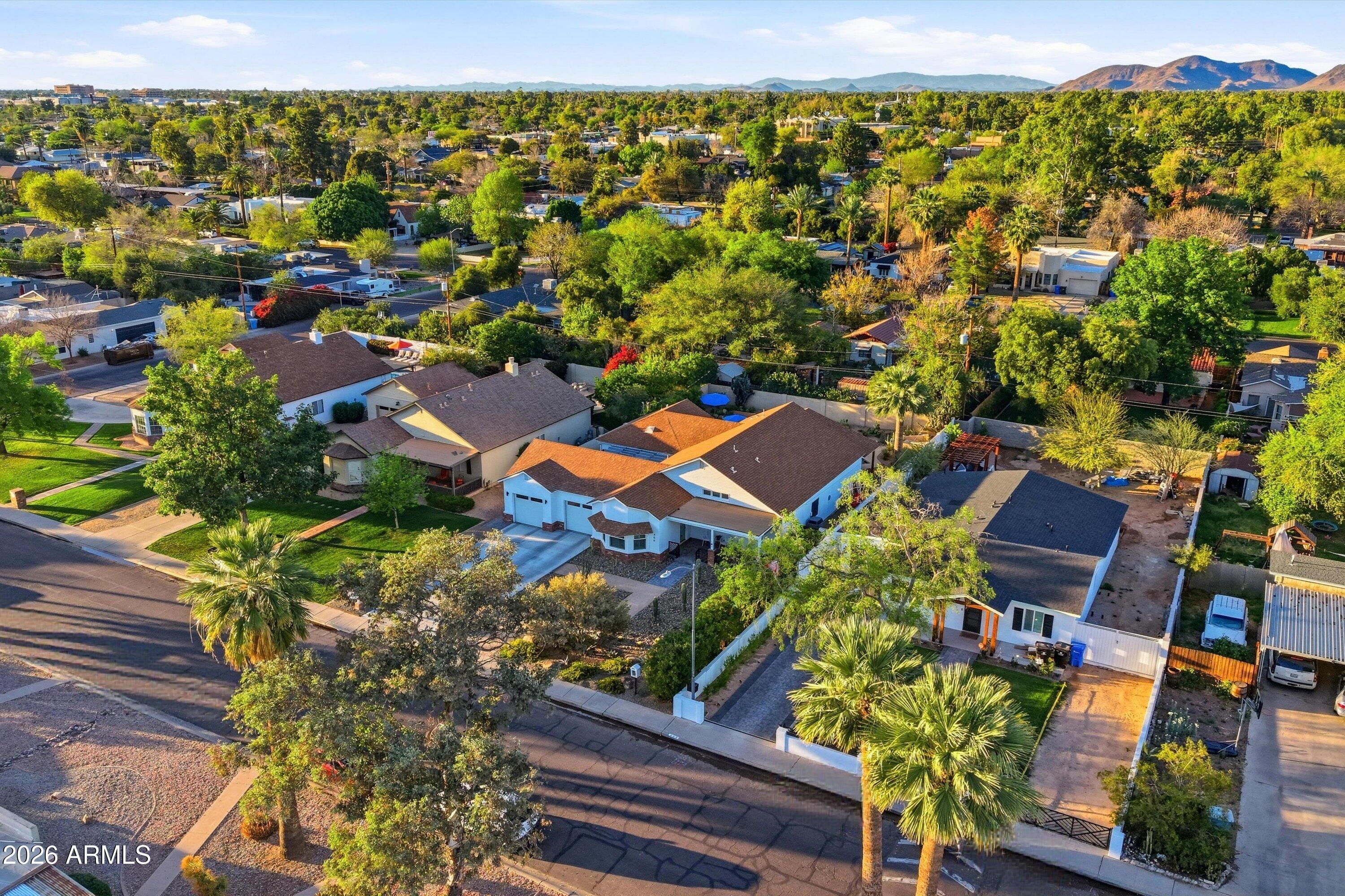 406 West Colter Street Phoenix, AZ 85013 - Photo 44 of 50 an aerial view of residential houses with outdoor space