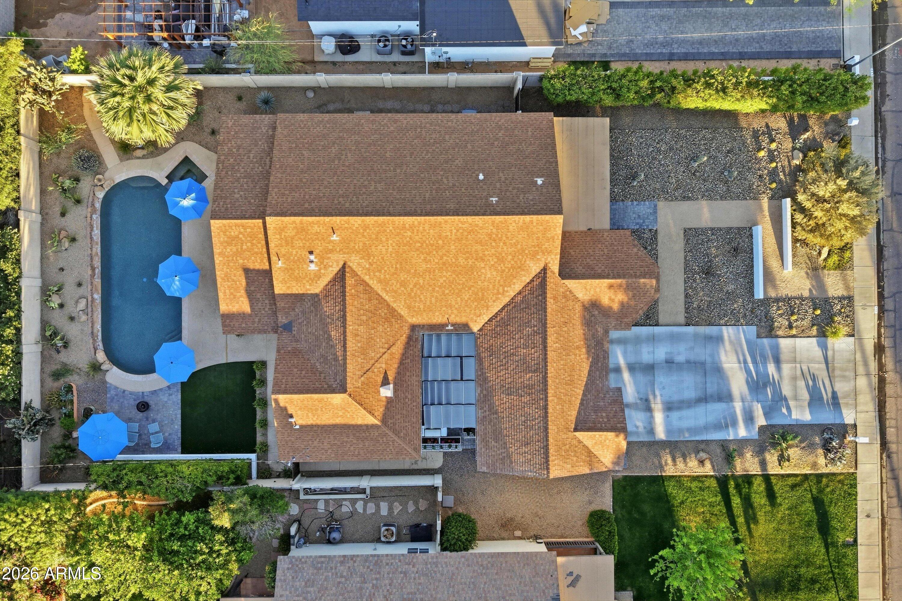 406 West Colter Street Phoenix, AZ 85013 - Photo 49 of 50 aerial view of a house