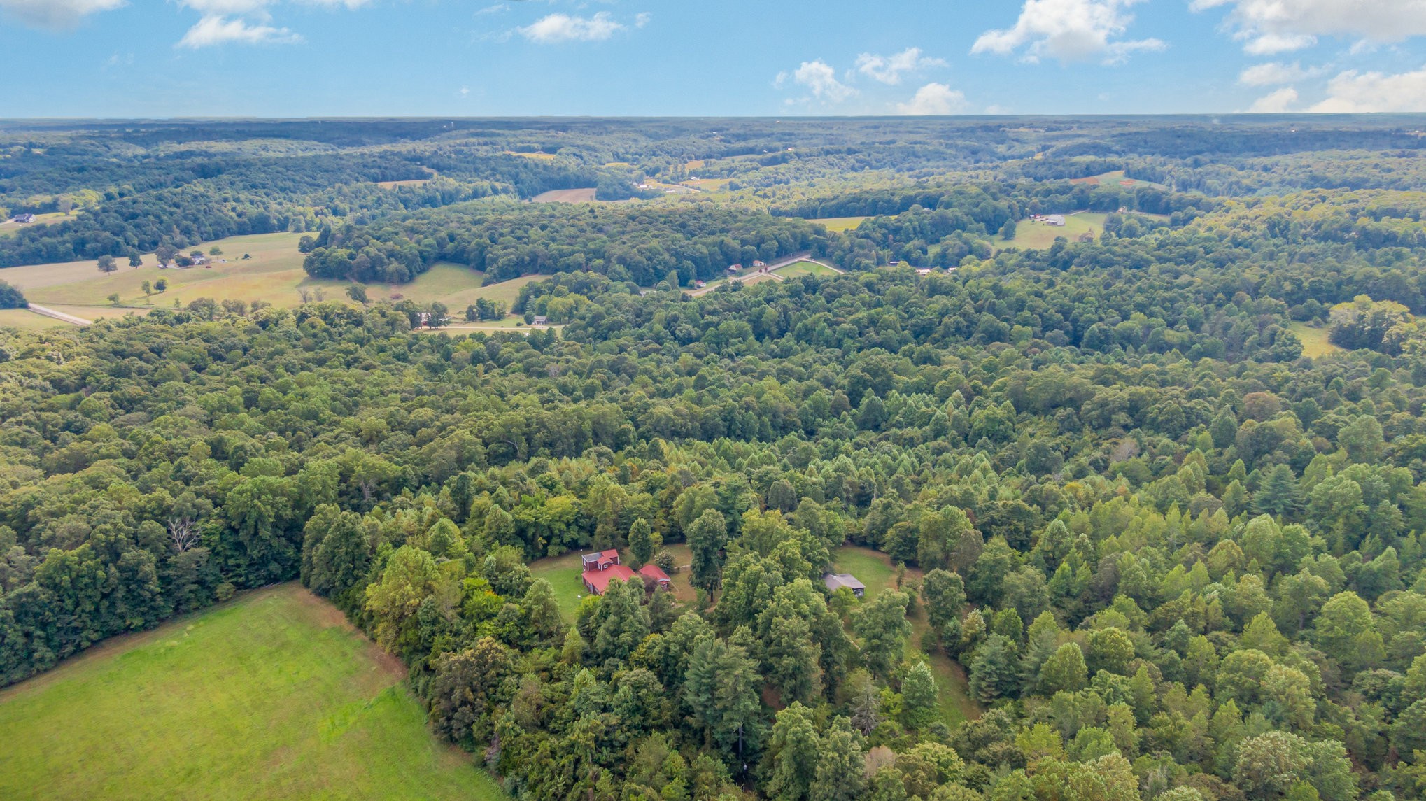 999 Stewart Road Dickson, TN 37055 - Photo 32 of 32 an aerial view of residential houses with outdoor space and trees