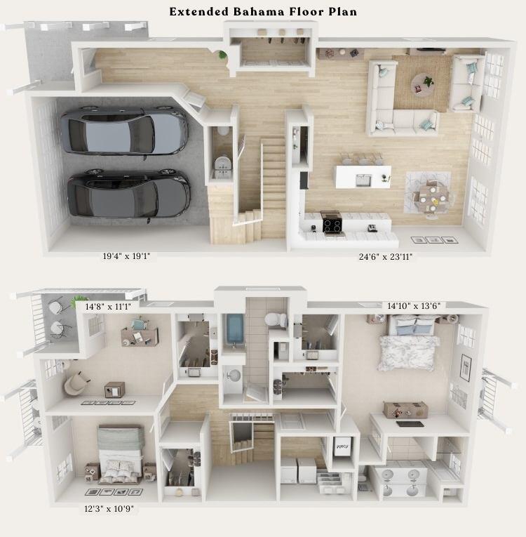 120 Water Pointe Place, Unit 1 Jupiter, FL 33477 - Photo 2 of 2 a living room with furniture and a wooden floor