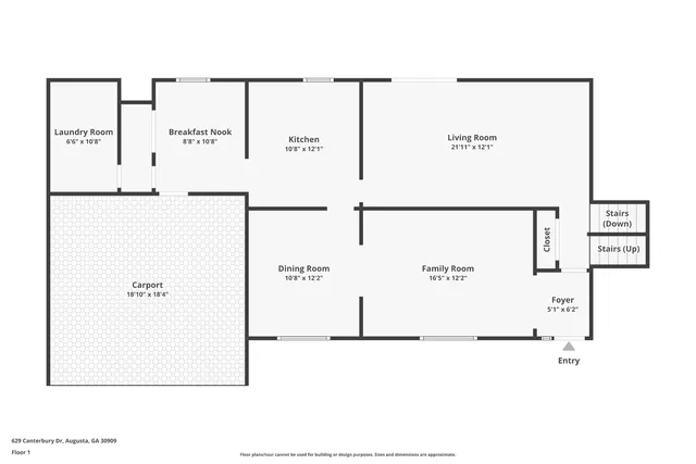 $375,000 | 629 Canterbury Drive, Augusta, GA 30909