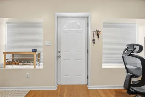 a view of closet area