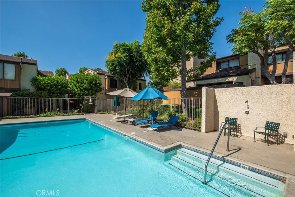 267 Linwood Avenue, Unit E Monrovia, CA 91016 - Photo 31 of 33 swimming pool view with a seating space