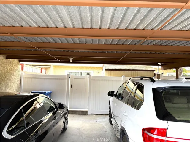 a view of car garage