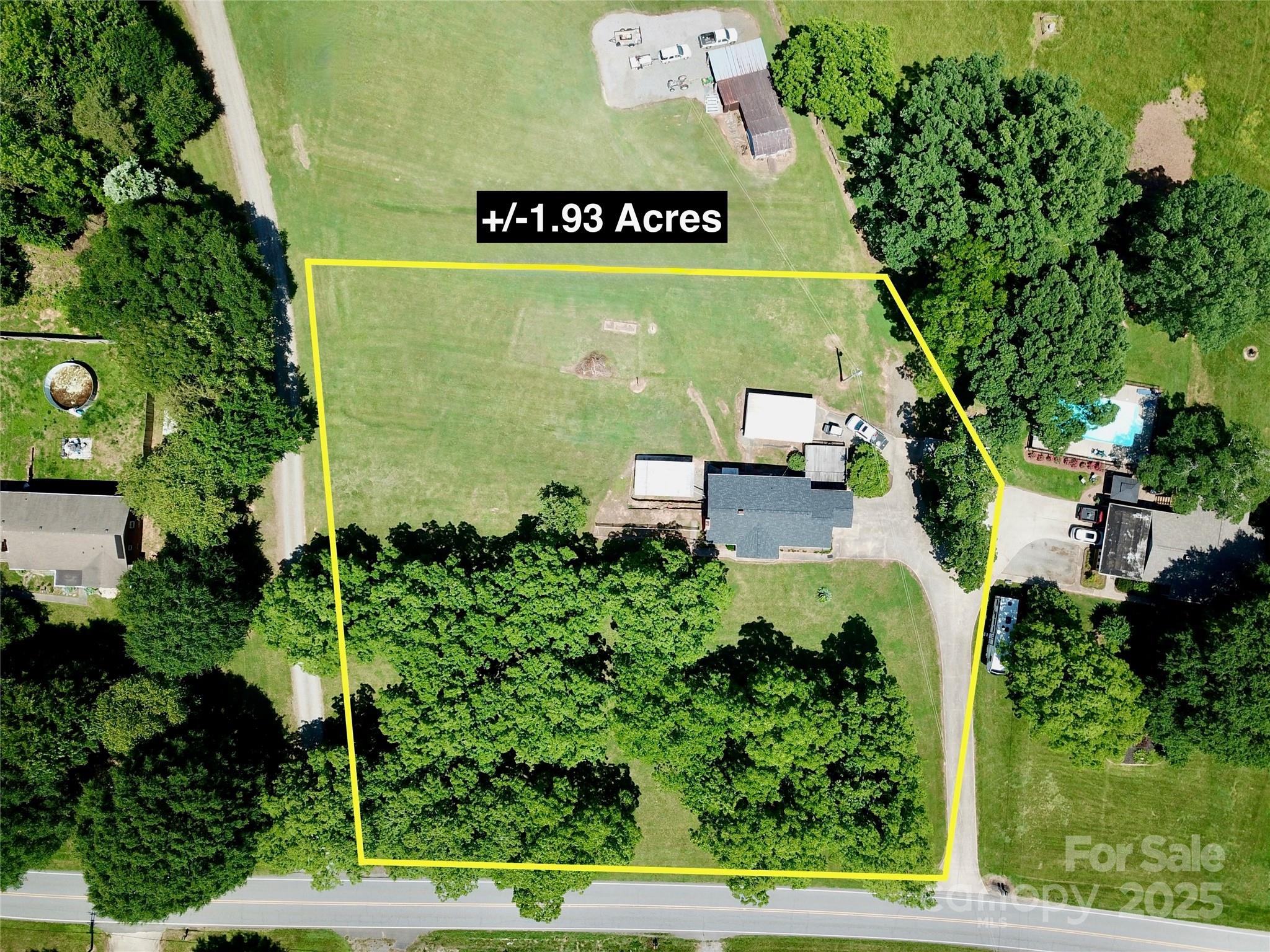 1585 Salem Church Road Lincolnton, NC 28092 - Photo 2 of 31 an aerial view of a sign board