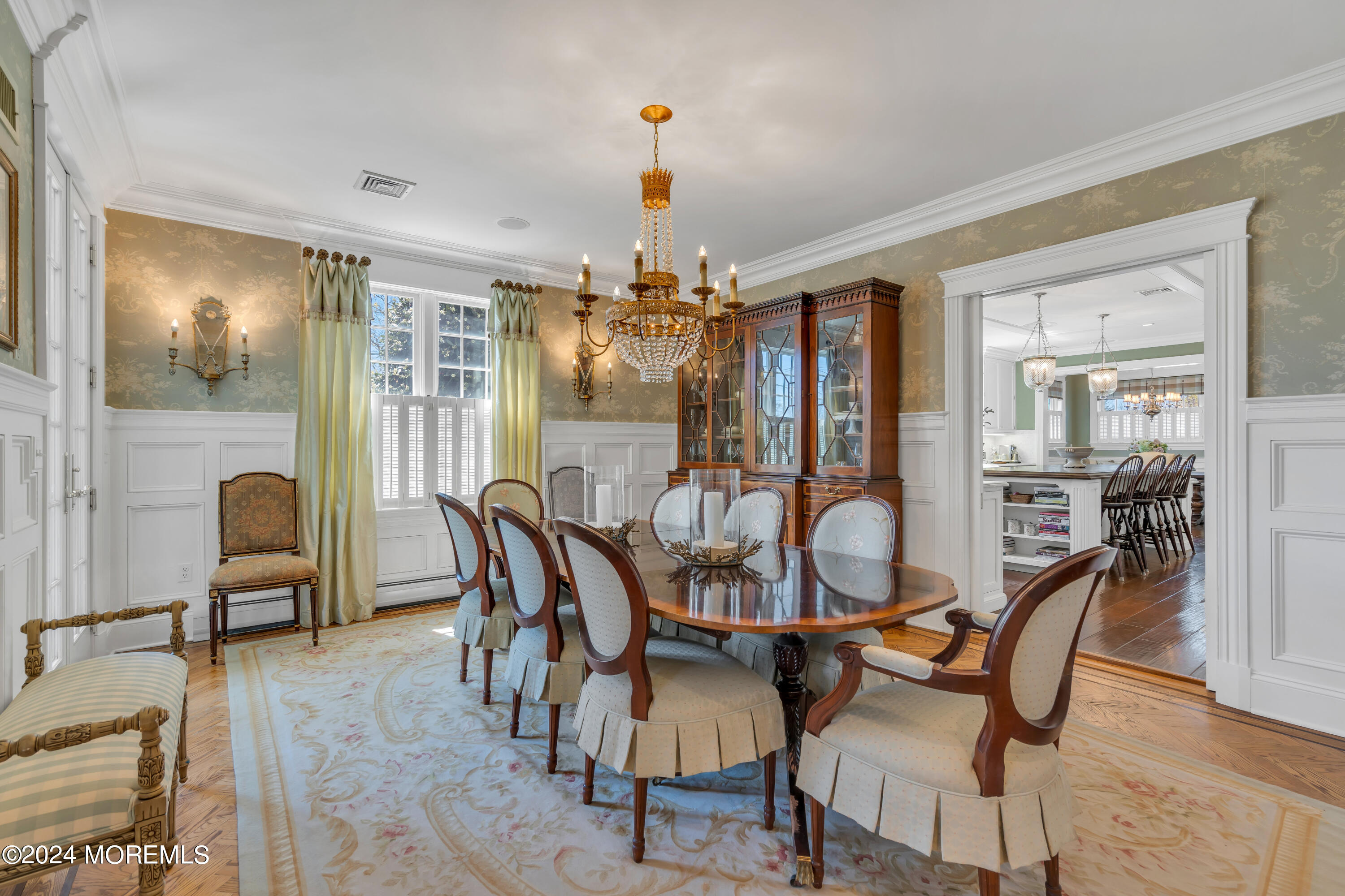 801 5th Avenue Spring Lake, NJ 07762 - Photo 17 of 97 a view of a dining room with furniture window and wooden floor